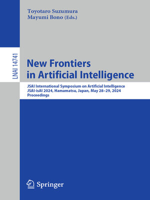 cover image of New Frontiers in Artificial Intelligence